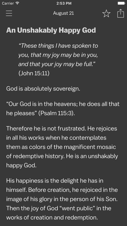 Solid Joys | Daily Devotional