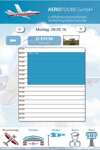 AEROTOURS App screenshot 4