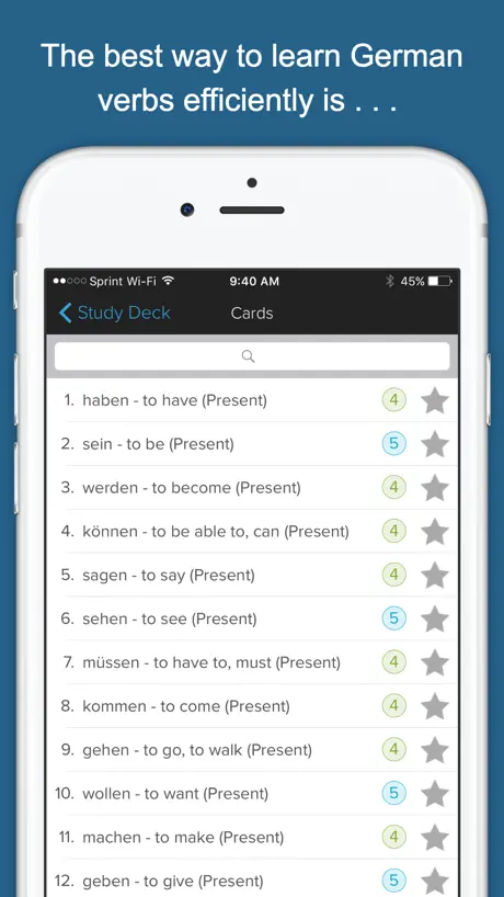 Learn German Verb Conjugations