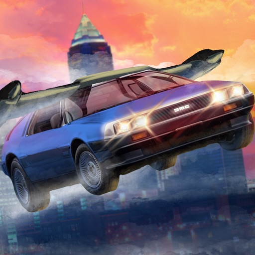 Flying Sport Car Simulator 3D Full - Fly a futuristic super car! iOS App