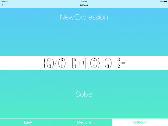 Screenshot #5 for Mathematical Expressions - Generator and Solver