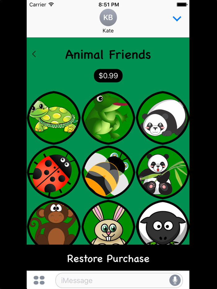 Tree Stickers For iMessage