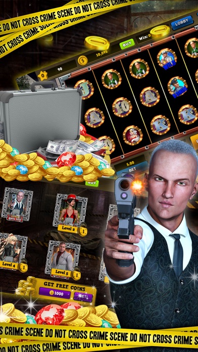 Screenshot #2 pour Golden Mafia Slots Casino Crime 7's Jackpot Rush