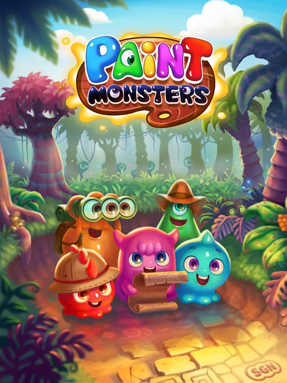 Игра Paint Monsters