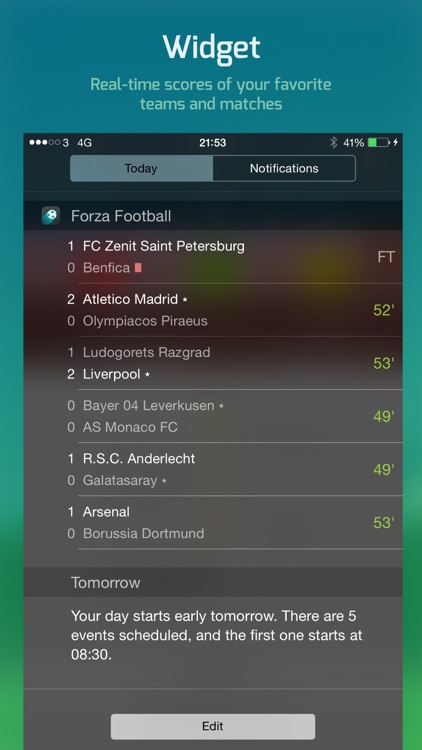 Forza Football - Soccer live scores & highlights screenshot-4
