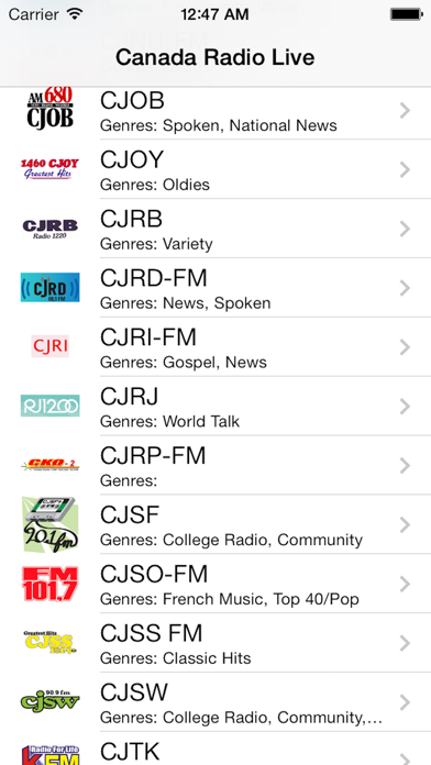 Screenshot #3 pour Canada Radio Live