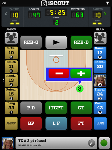 Screenshot #4 pour iScout Basketball