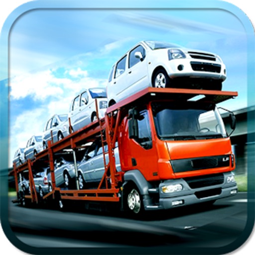 Car Transporter Trailer Icon