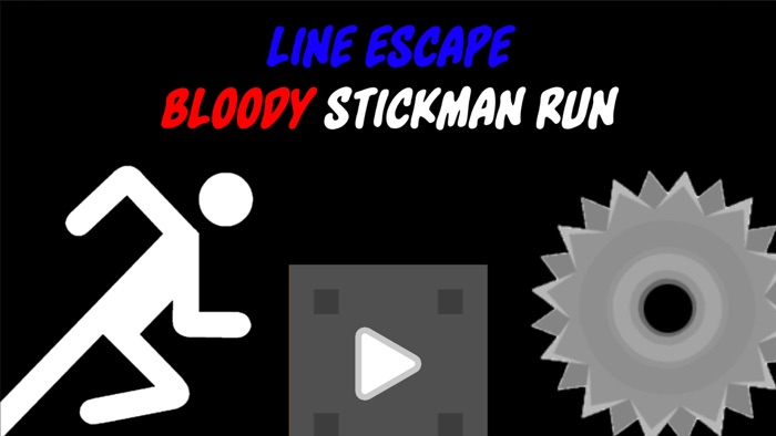 Line Escape - Bloody Stickman Run Free