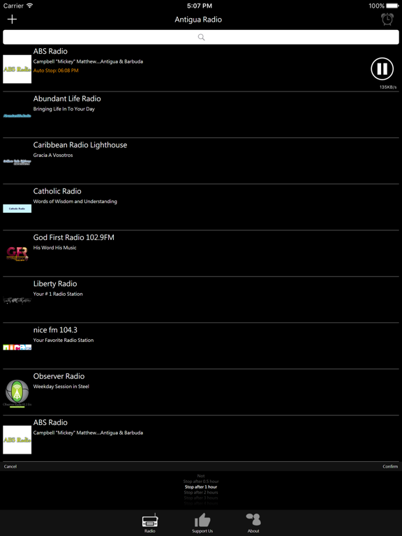 Antiguan Radio iPad screenshot 3 - Entertainment app