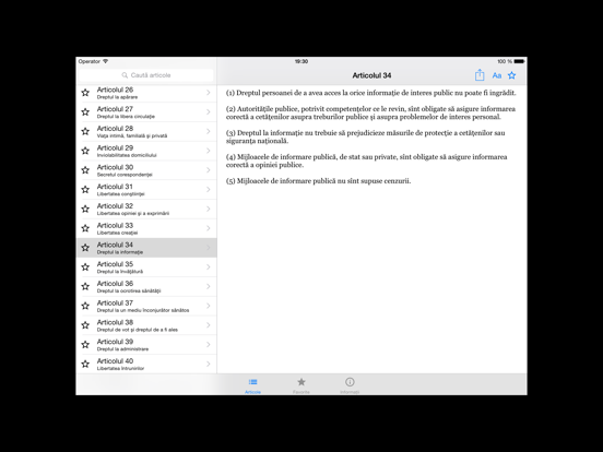 Screenshot #5 pour Constituția Republicii Moldova