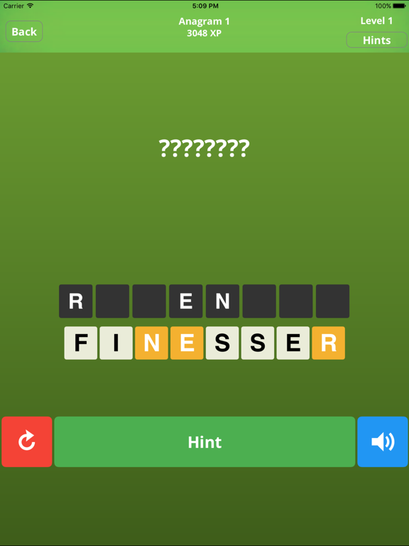 Anagram Word Crack Free iPad screenshot