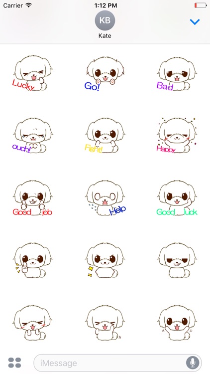 Little Maltese Animated Sticker