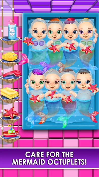 Mermaid Salon Make-Up Doctor Kids Games Free! Screenshot