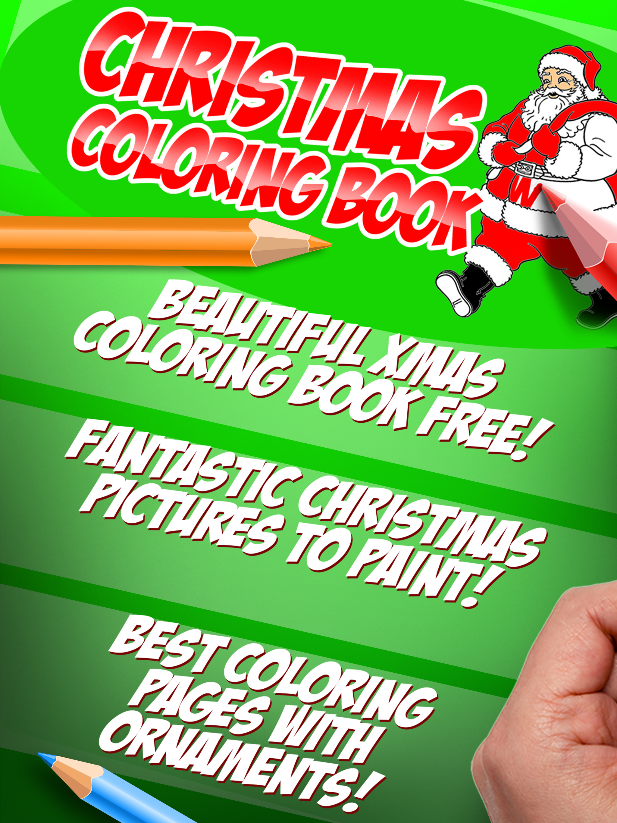 Christmas Coloring Book  - Xmas Pictures to Color