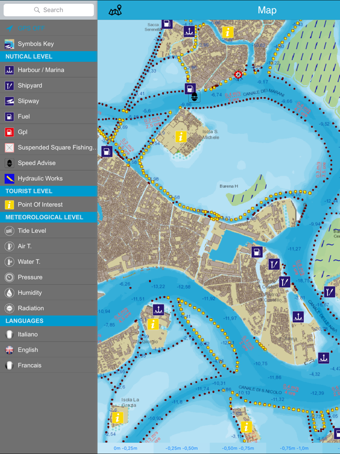 Venice lagoon chart Lite