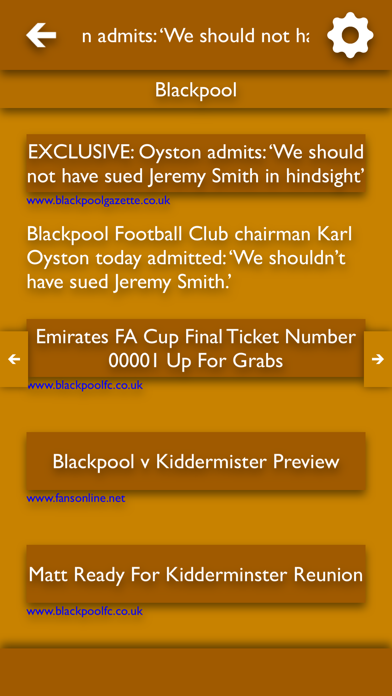 Screenshot #3 pour All The News - Blackpool FC Edition
