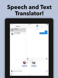 Speech and Text Translator for iMessage ipad bilder 0