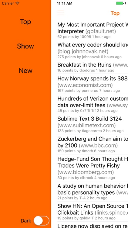 Hacker Feed - A Simple Hacker News Reader
