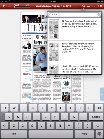 News & Observer eEdition screenshot 2