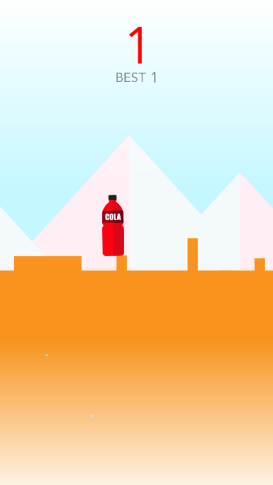 #4. Flip Cola Bottle Challenge (iOS) 由: Simon Crack