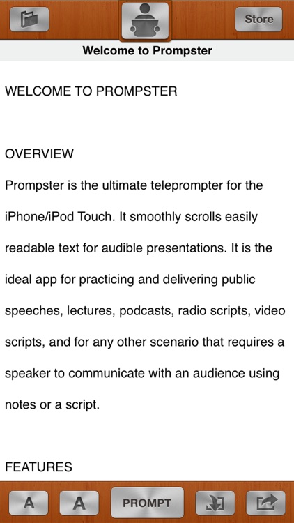 Prompster™ - Teleprompter