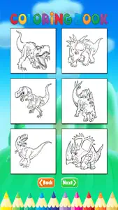 Dinosaur Art Coloring Book - Activities for Kids screenshot #4 for iPhone