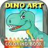 DinoArt Dinosaurs Coloring Book For Kids & Toddler
