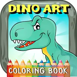 DinoArt Dinosaurs Coloring Book For Kids & Toddler app icon