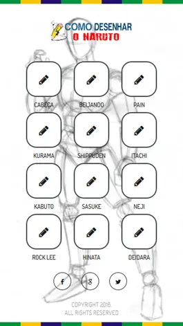 Game screenshot Tutorial de Desenhos de Naruto mod apk