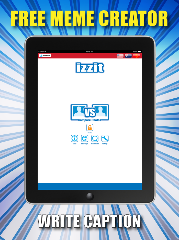 Izzit - Combined Photo Meme Creator