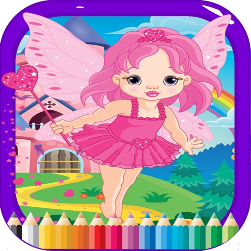 Princess Art Coloring Book - for Kids Icon