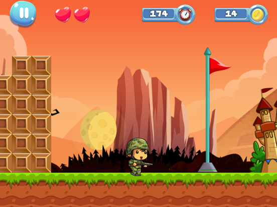 Screenshot #6 pour Super Plate Forme De Soldat Aventure Jungle Jeu Du