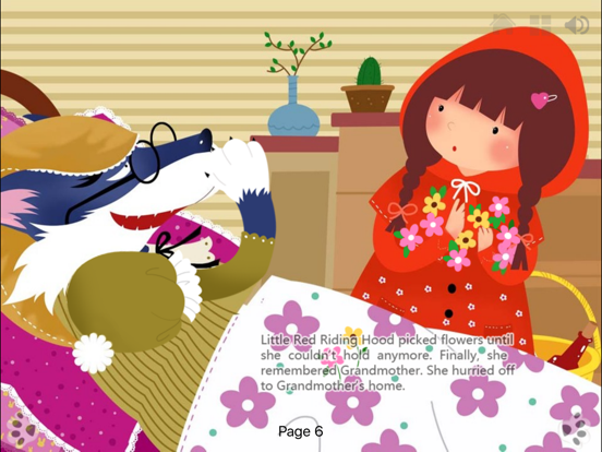 Screenshot #5 pour Little Red Riding Hood - Interactive Book iBigToy