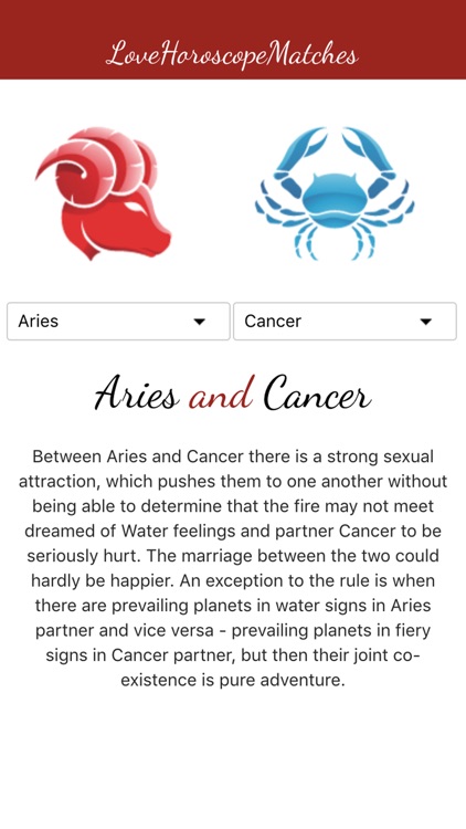 Love Horoscope Matches