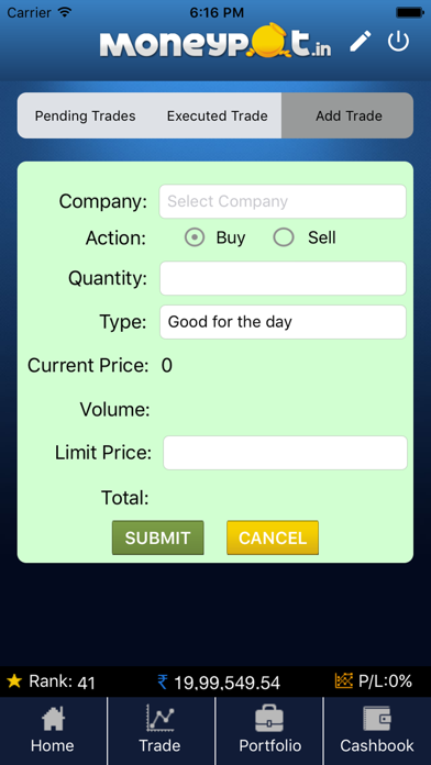 Screenshot #2 pour Moneypot App