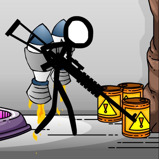 Stickman Kill in Lab Icon