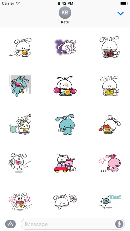 Shiro The Rabbit - Thanksgiving day stickers pack screenshot-3