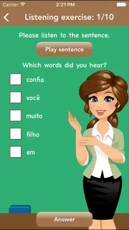 Game screenshot Portuguese Class Lite apk