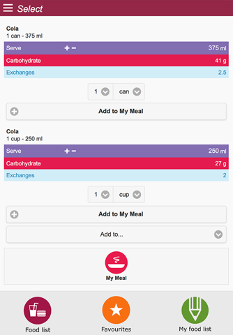 Australian CarbCounter Traffic Light Guide to Food screenshot 3