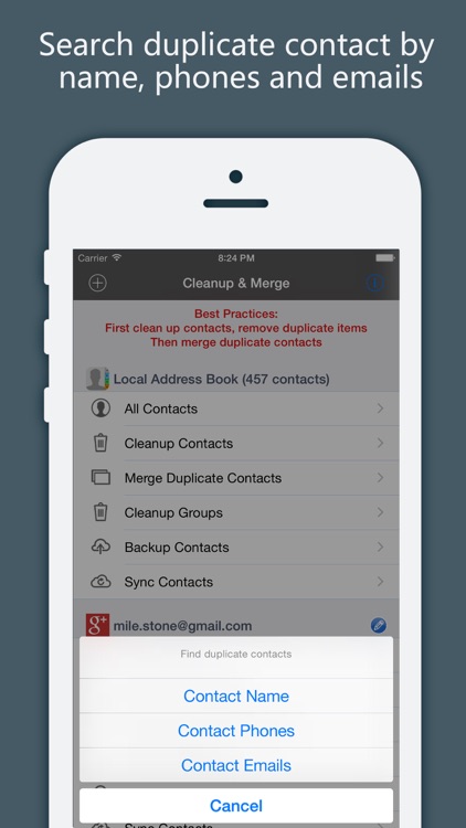 Cleanup your Contacts