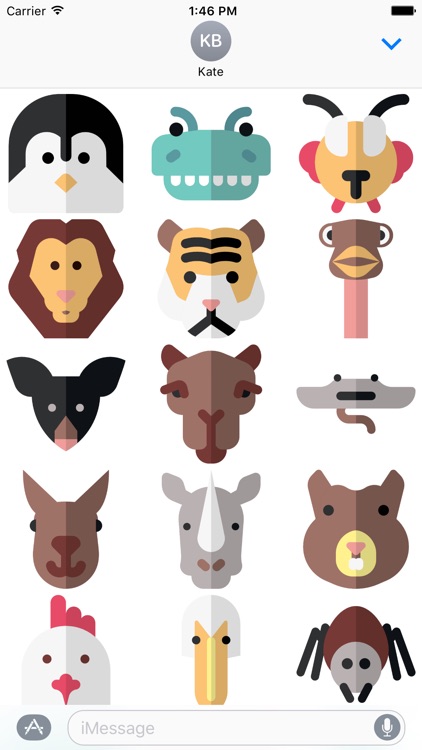 Animal Stickers and Emoji - Cute Pets