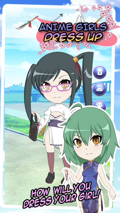 Screenshot #2 pour Chibi Anime Princess Fun Dress Up Games for Girls