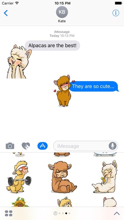 Fluffy Alpacas Stickers
