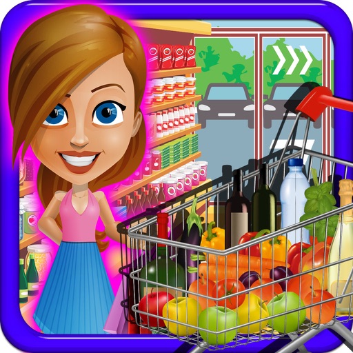 Supermarket Mall Girl Cash Register Real Simulator icon