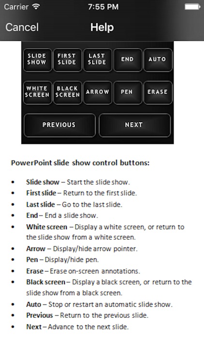 mbPointer: PowerPoint slide show remote control screenshot-4