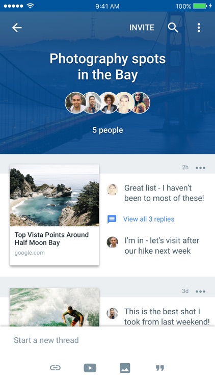 Spaces - Small group sharing