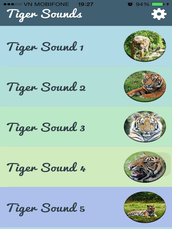 Screenshot #5 pour Tiger Sounds - Tiger Sounds for Kids