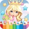 Princess Paint Draw Coloring good drawings for kid