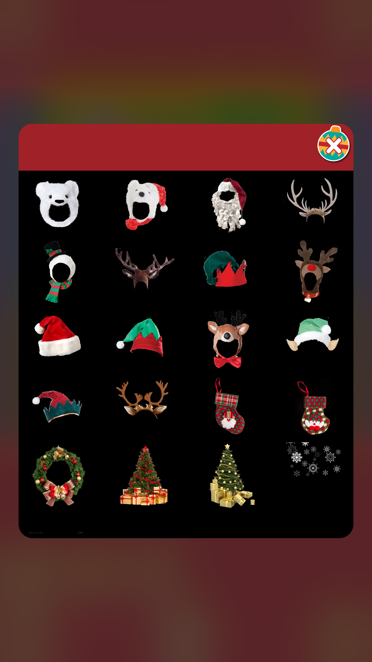 Christmas Photo Booth 2016 - Santa Camera Stickers screenshot 5